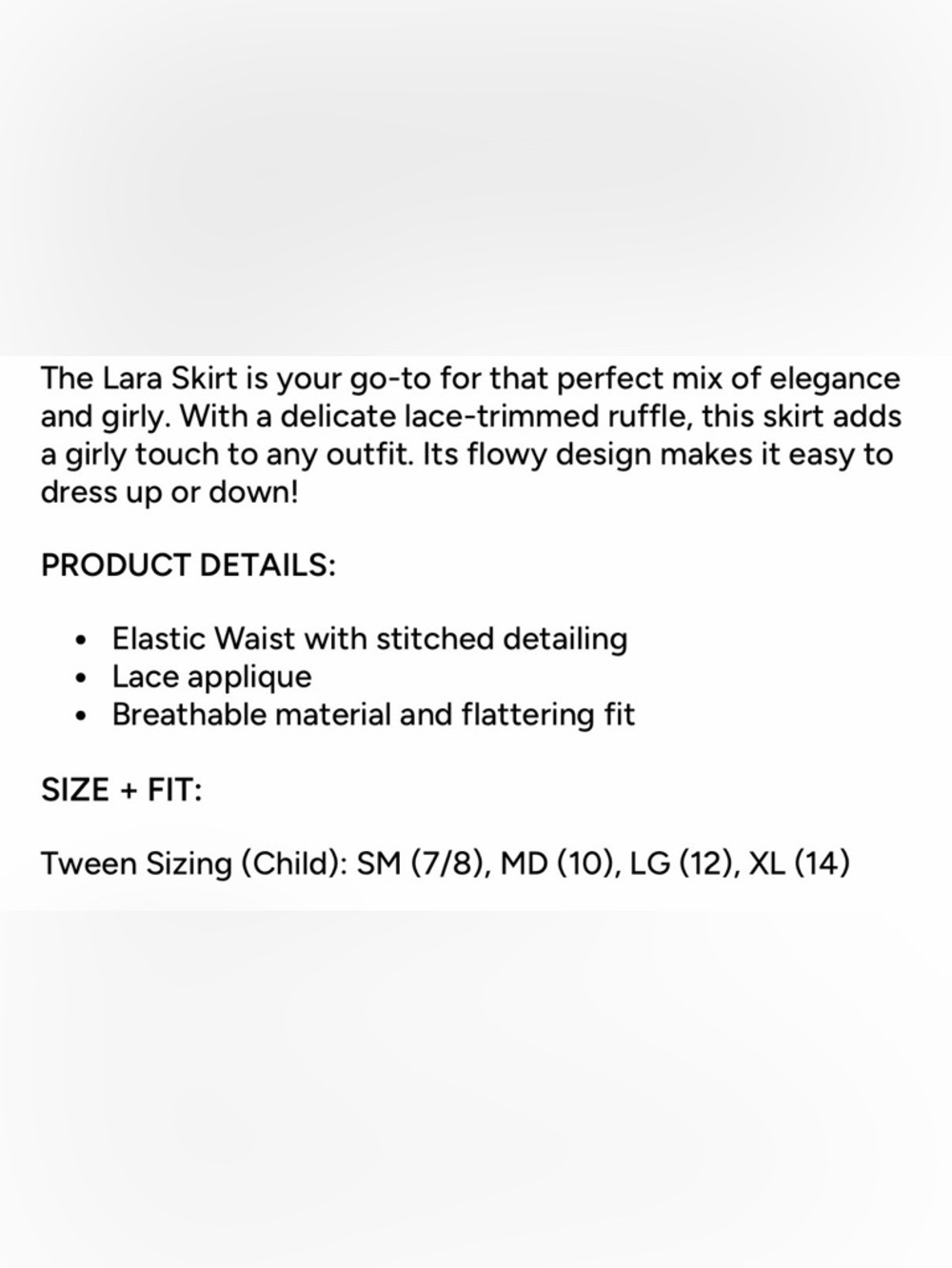 Katie J NYC Tween Blue Tiered Smocked Waist Skirt - Picture 12 of 13